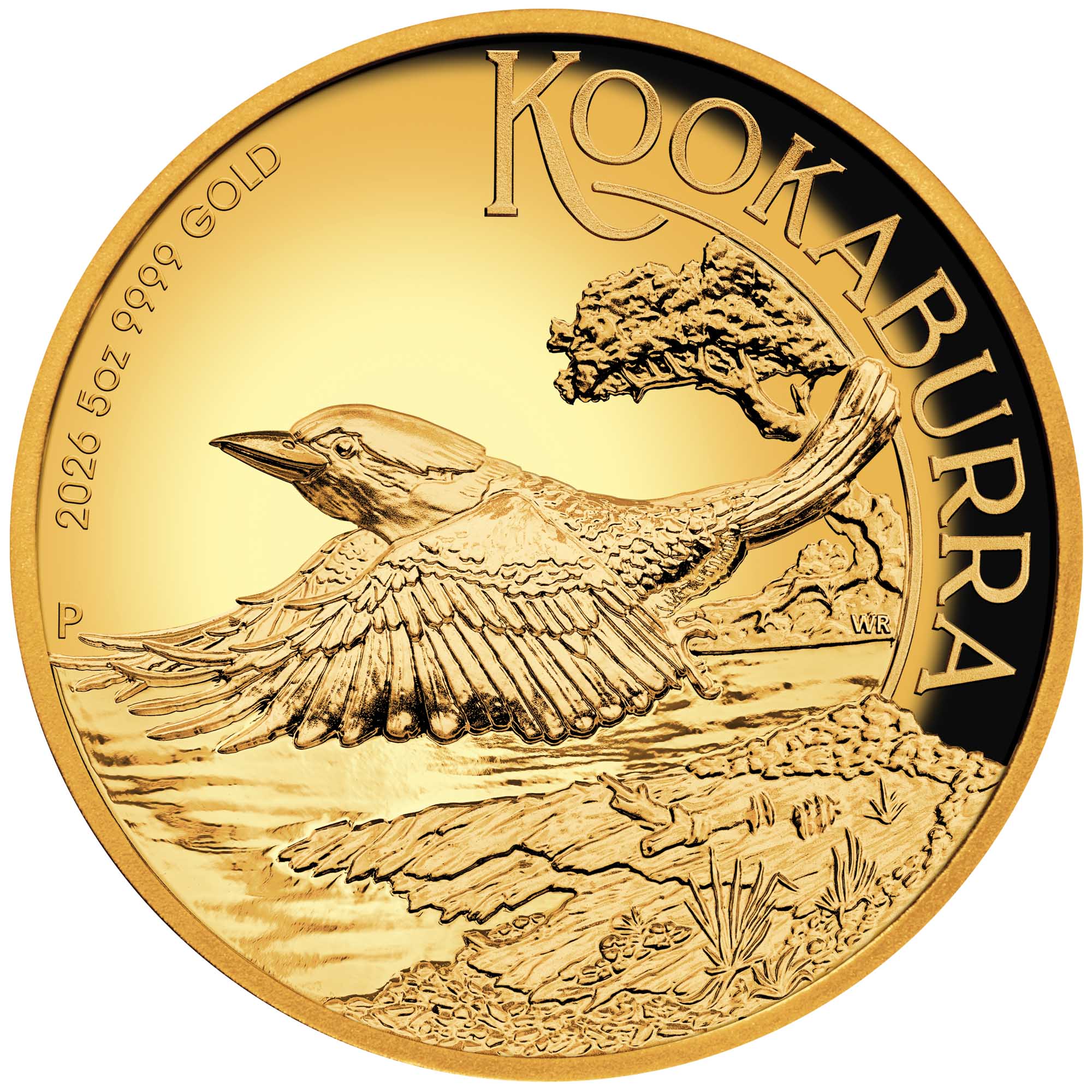 Kookaburra 2026 5oz Gold High Relief Coin