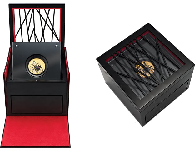 Jewelled redback packaging