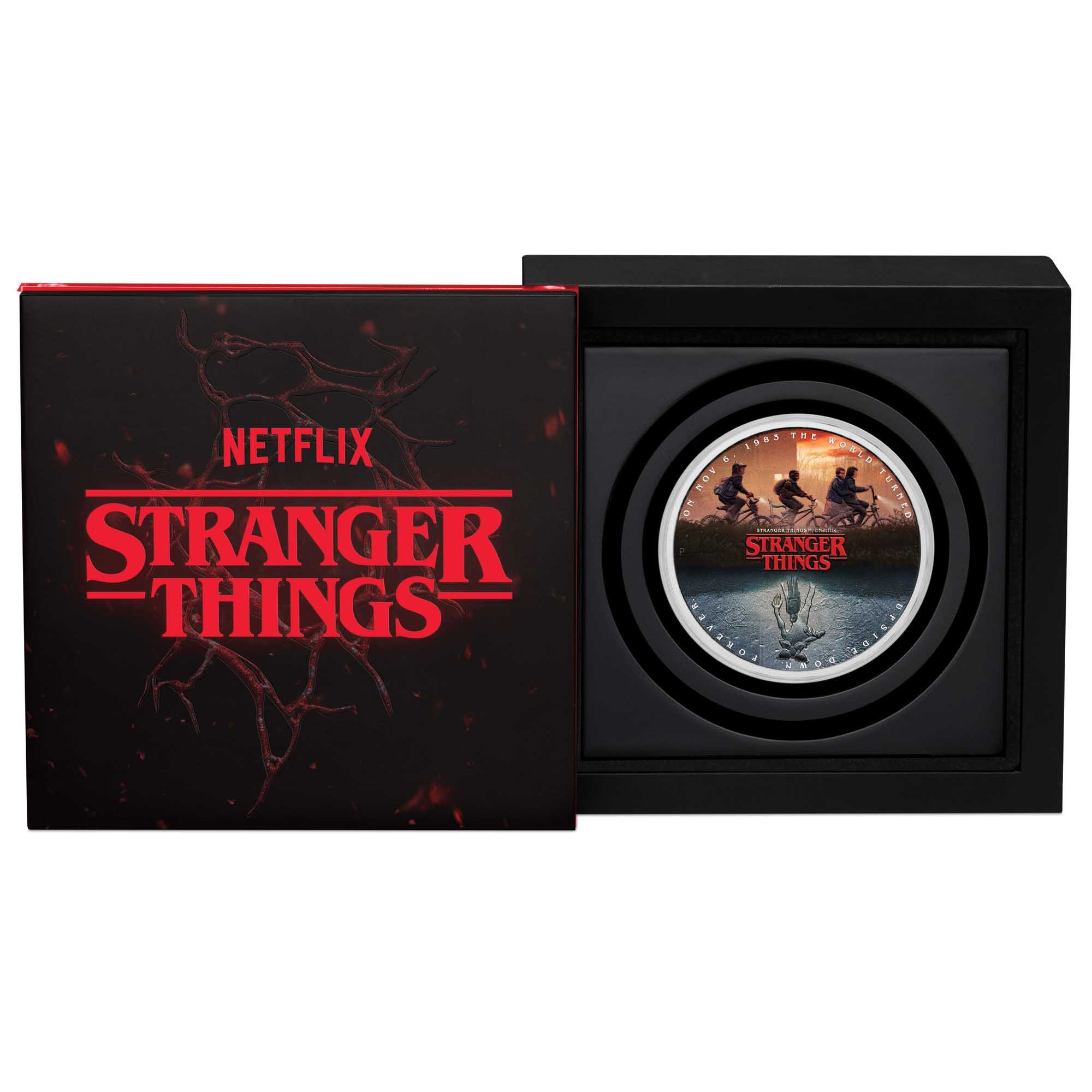 04 Stranger Things Upside Down 2026 1oz Silver Coloured Coin in case HighRes