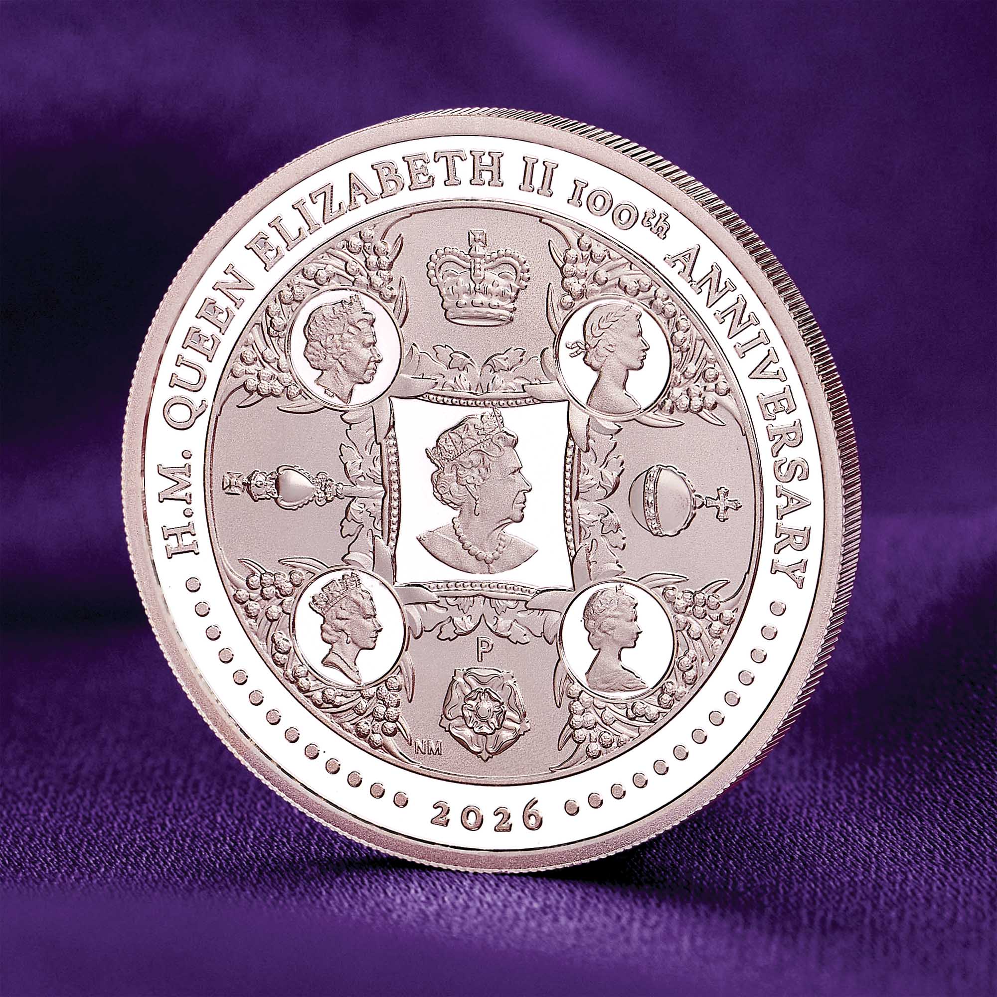 QEII 100th Anniversary 2026 1oz Silver Proof Coin