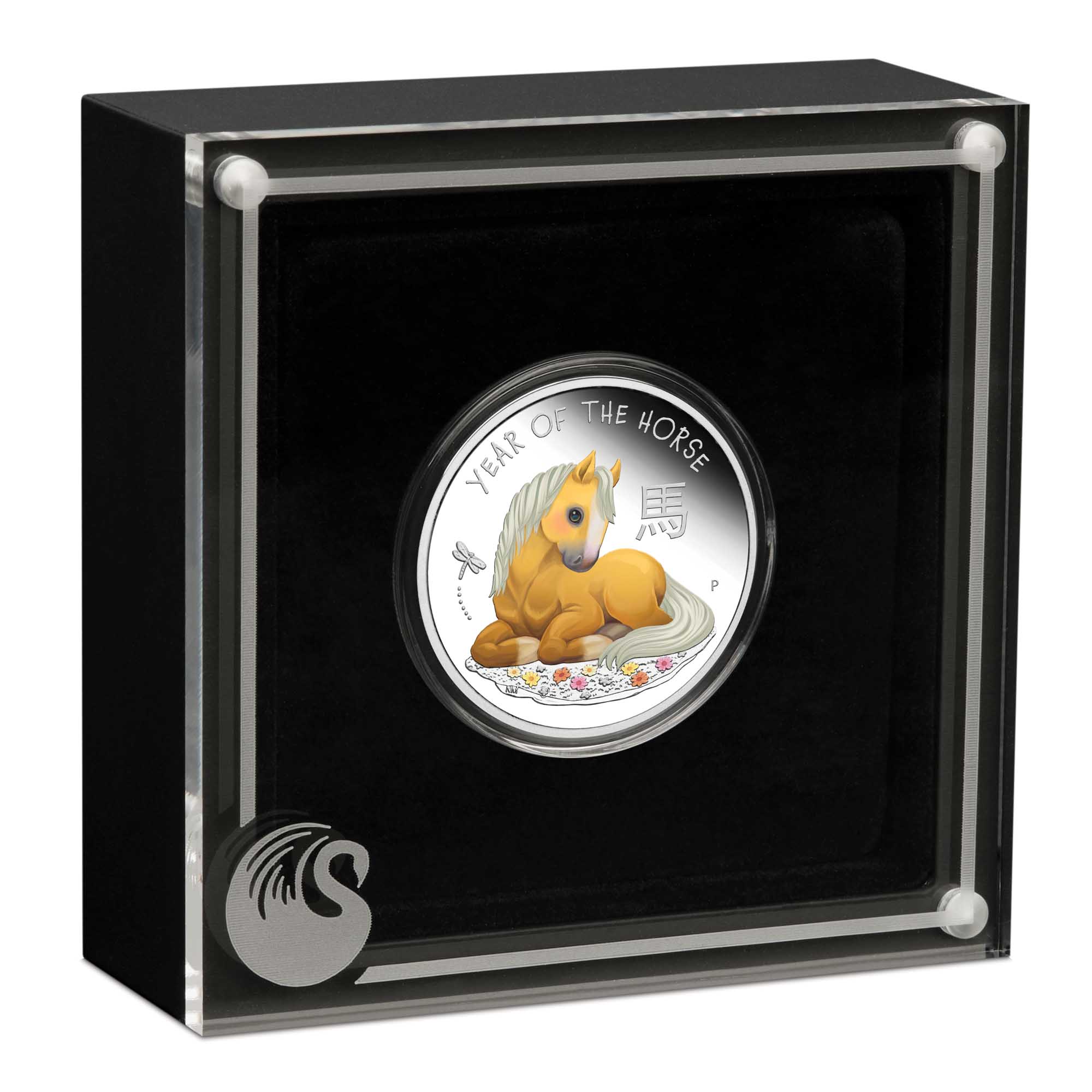 04 Baby Horse 2026 1 2oz Silver Proof Coloured Coin in case HighRes