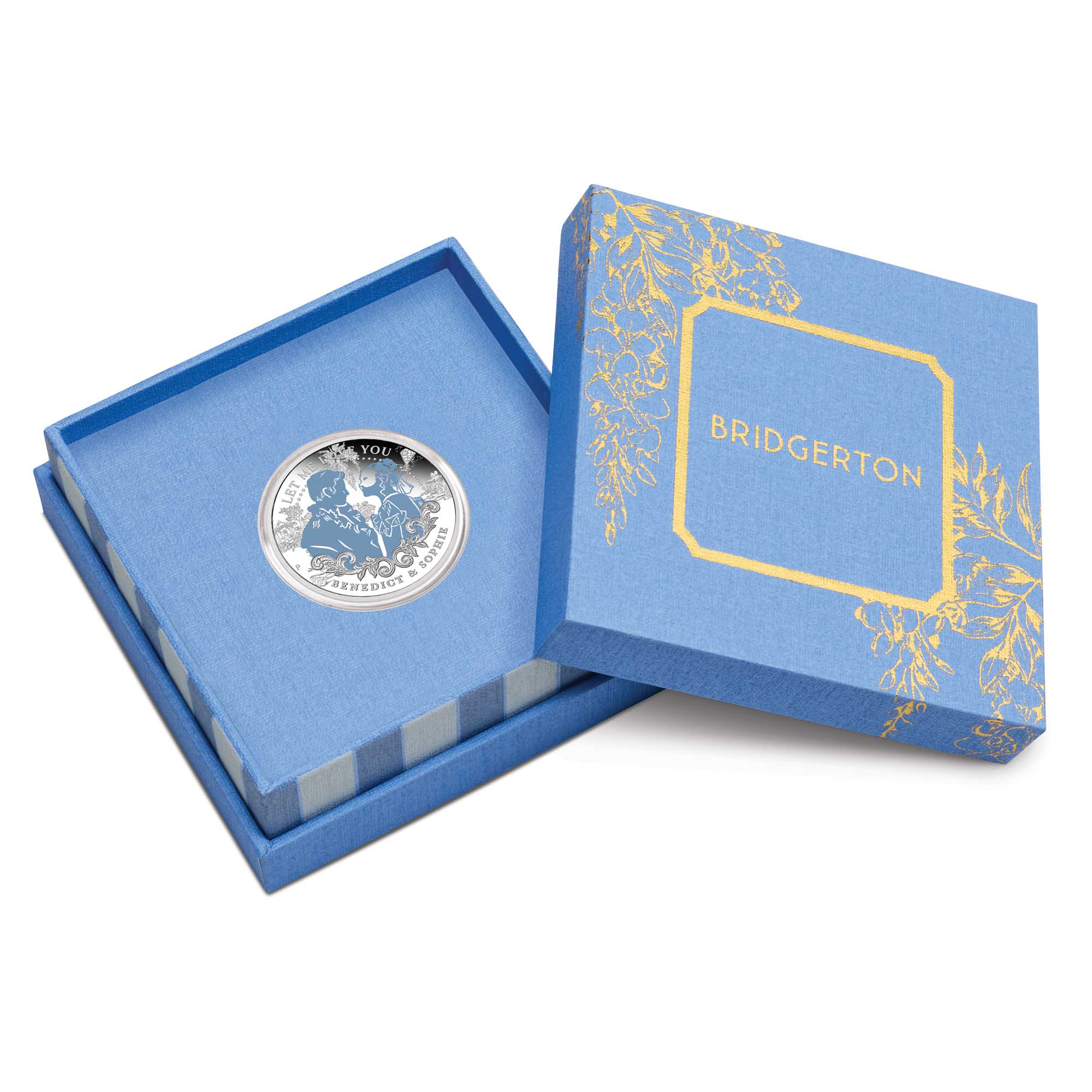 04 4011 Bridgerton Benedict And Sophie 2026 1 2oz Silver Proof Coloured Coin in case HR