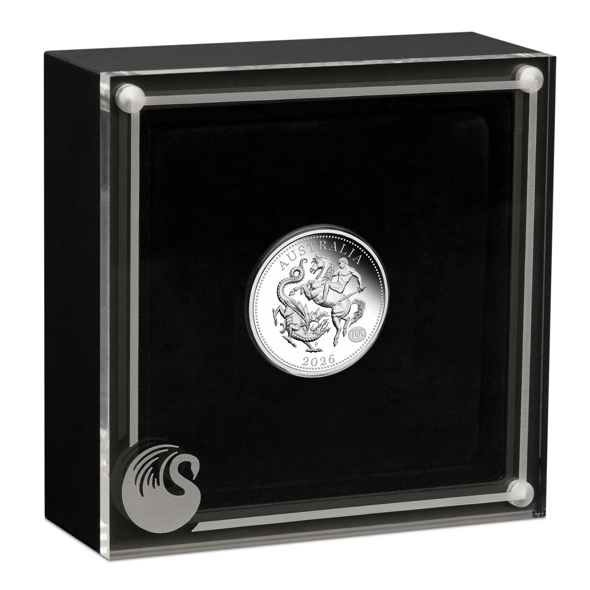 04 Australia Five Sovereign 2026 Silver Proof Coin In Case HR