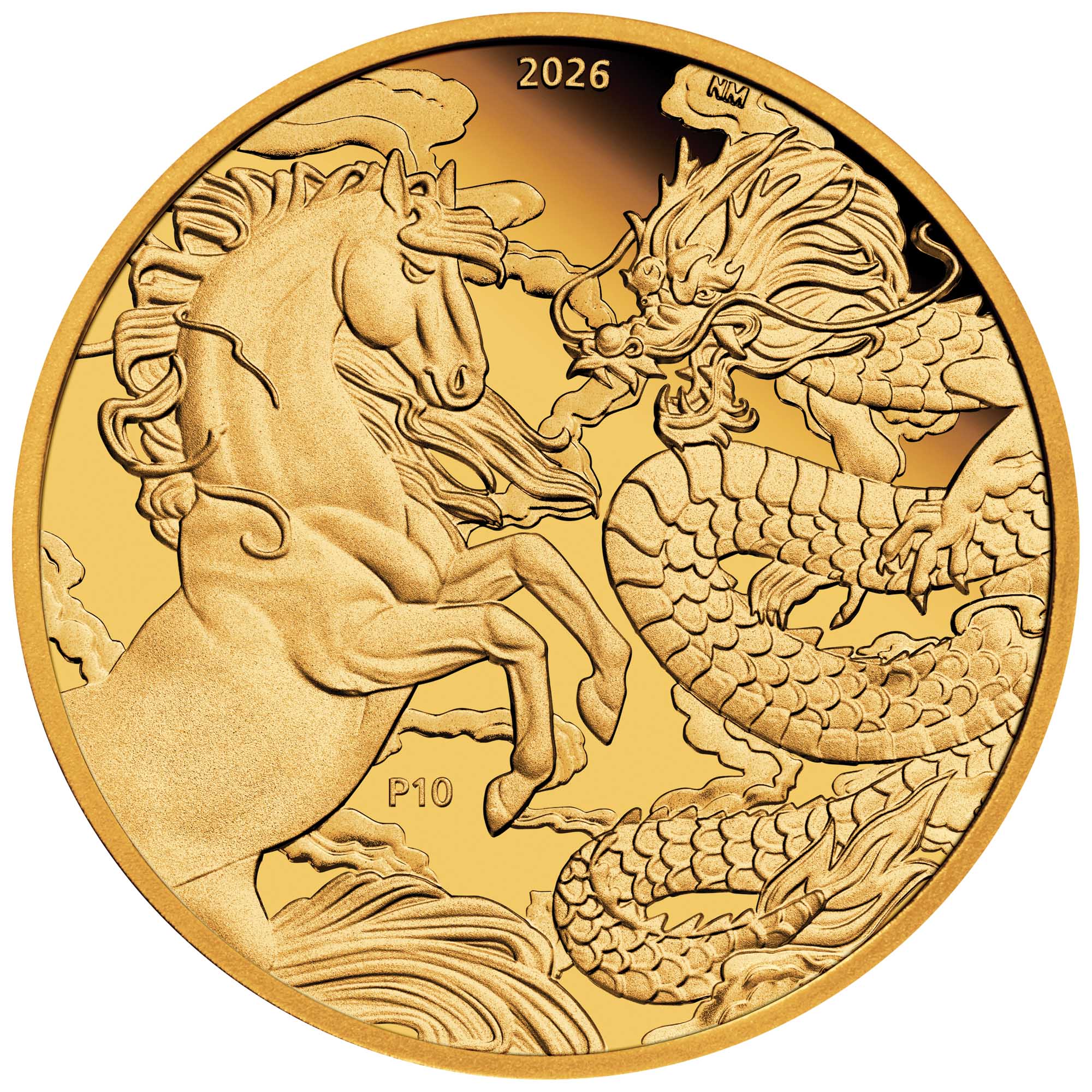 Dragon and Horse 2026 1oz Gold Coin