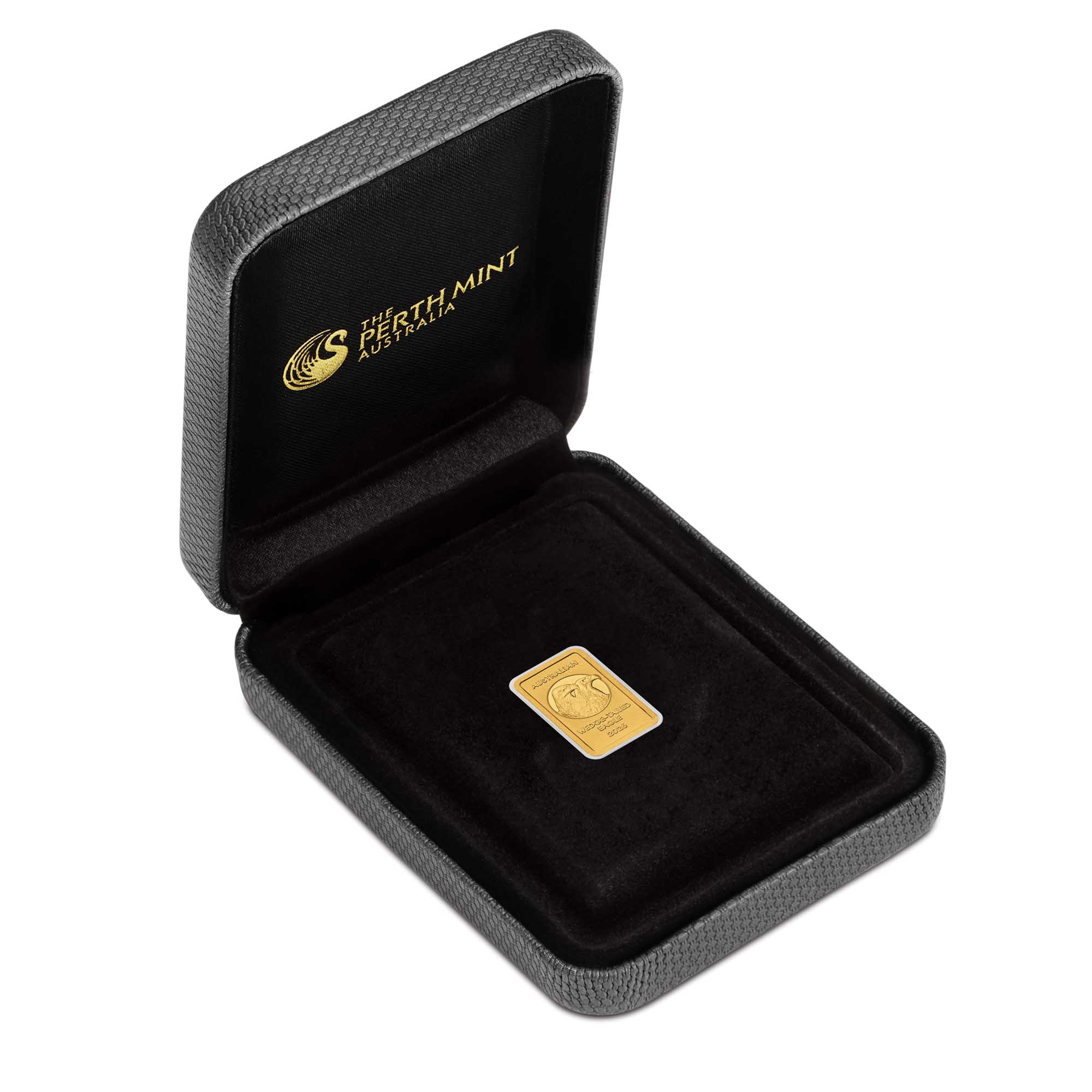 05 4077 2026 Wedge Tailed Eagle 10g Gold Rectangular Coin in case HR