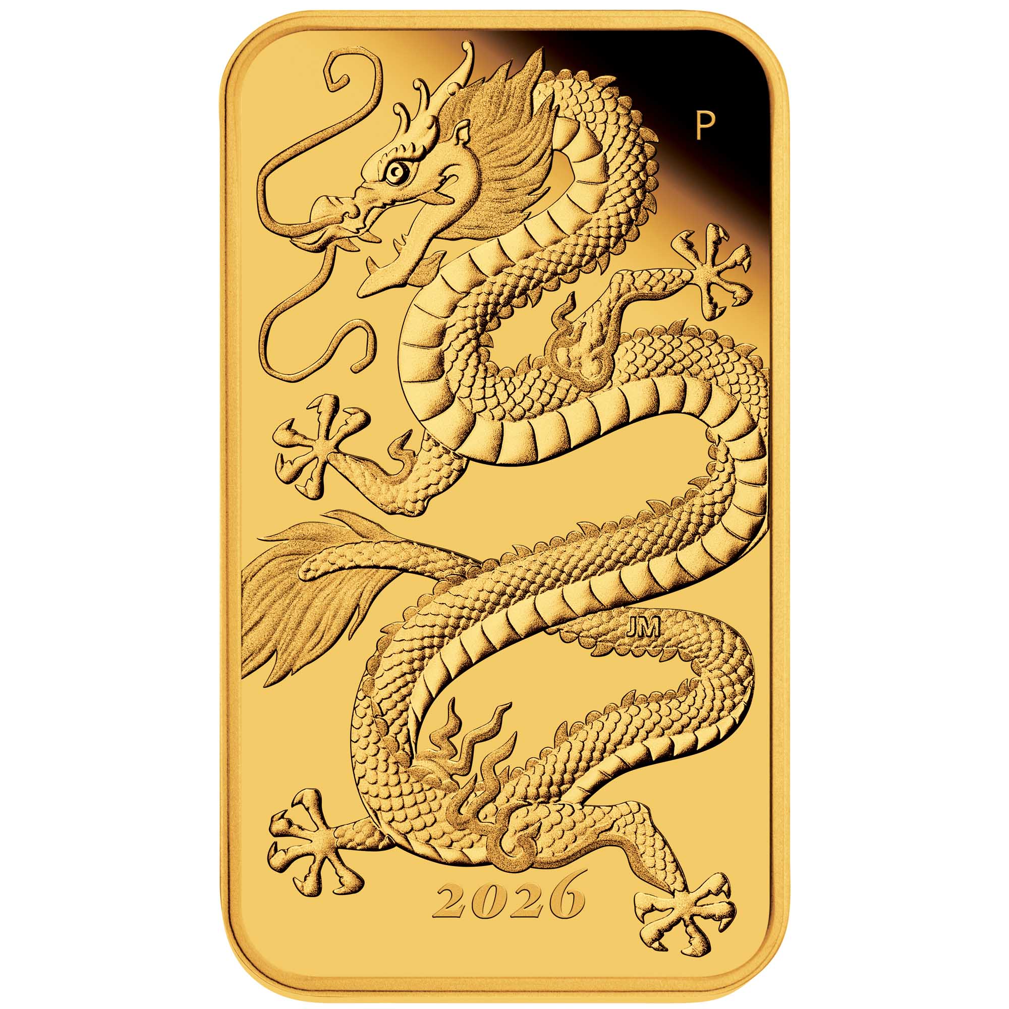 Dragon 2026 1oz Gold Proof Rectangular Coin