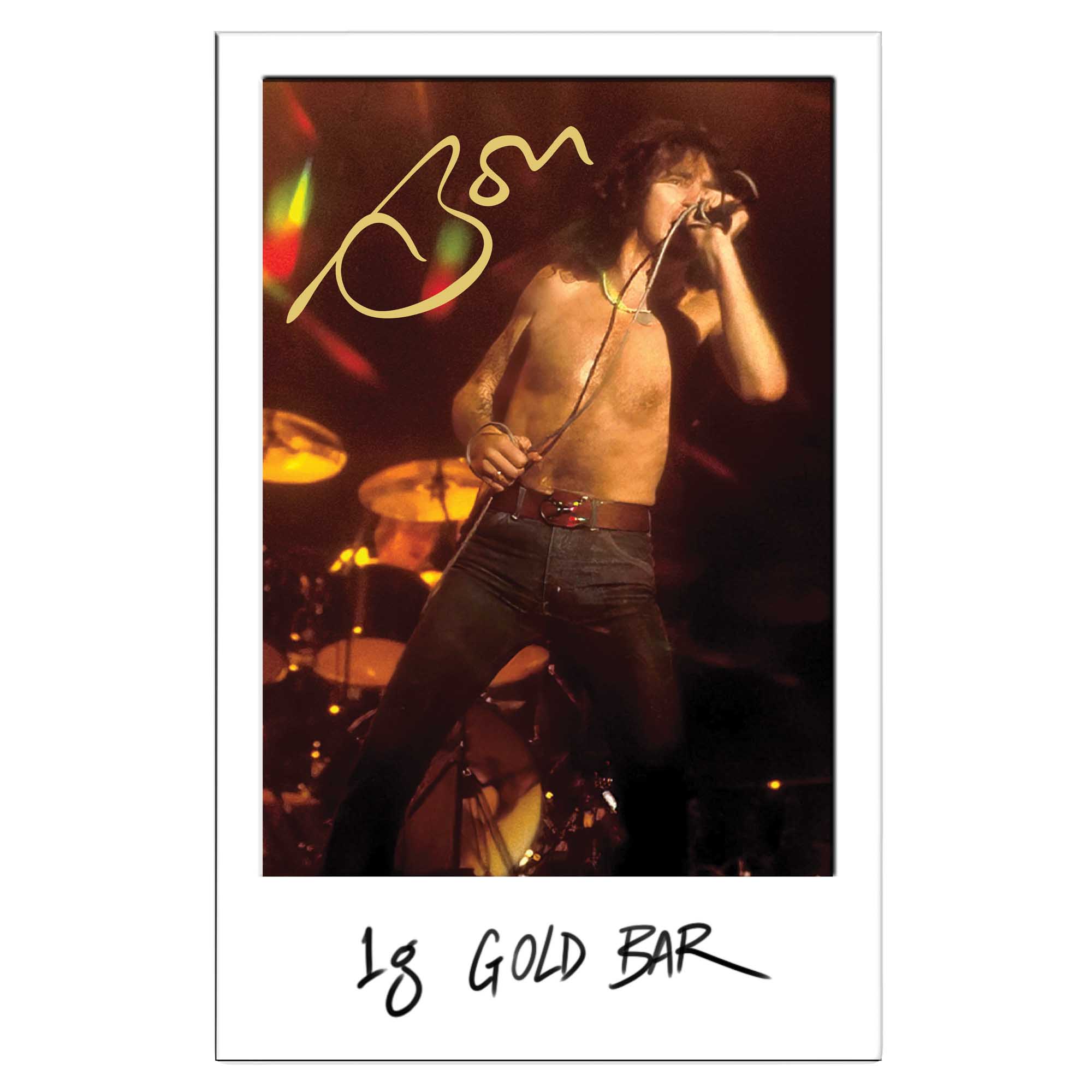 Bon Scott 2026 1g Gold Minted Bar