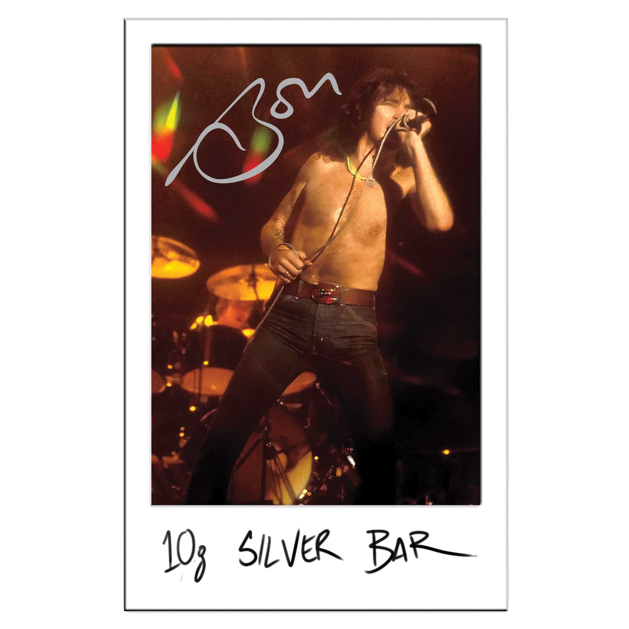 Bon Scott 2026 10g Silver Minted Bar