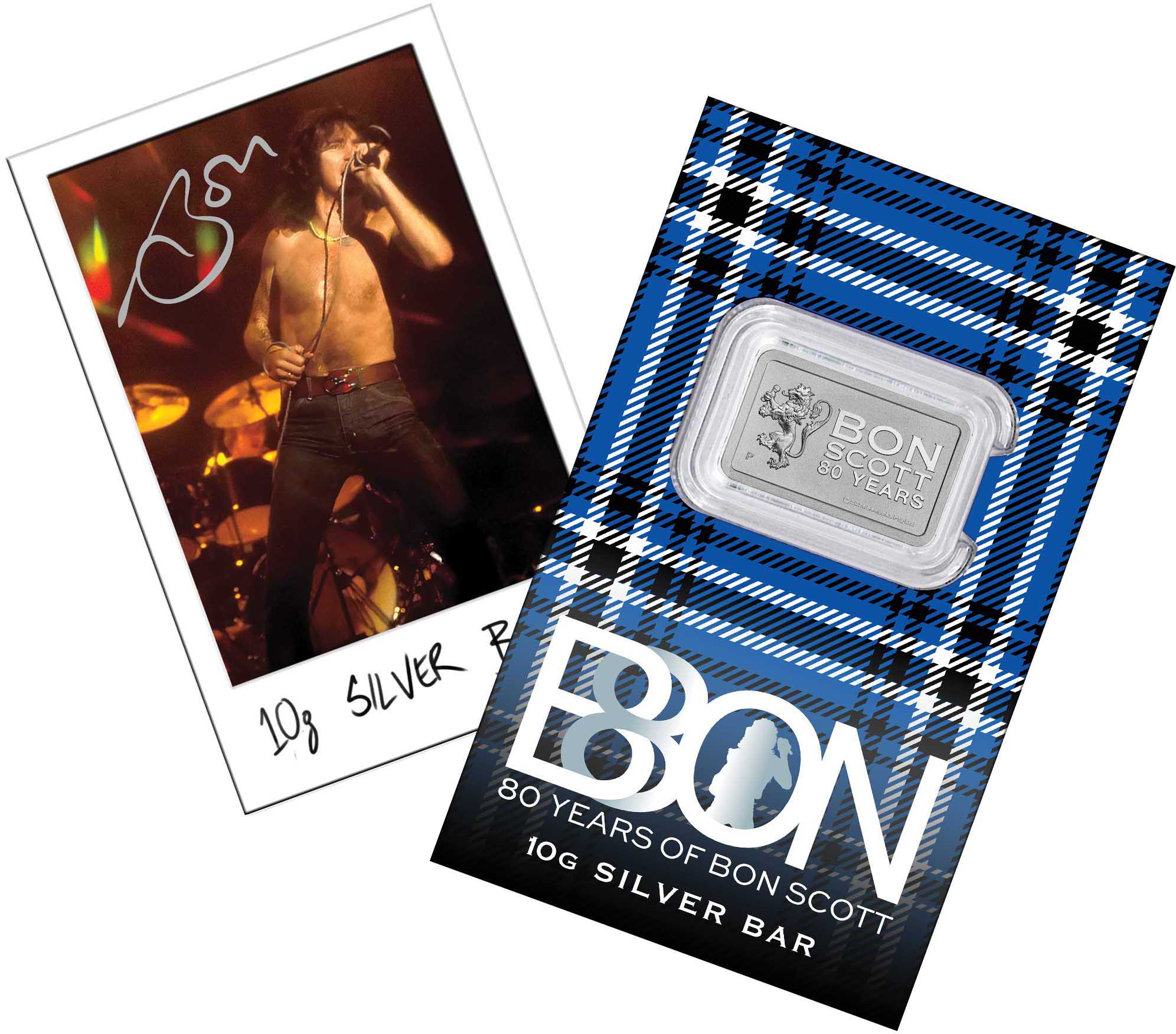 bon scott 80th anni 10g ag bar packaging