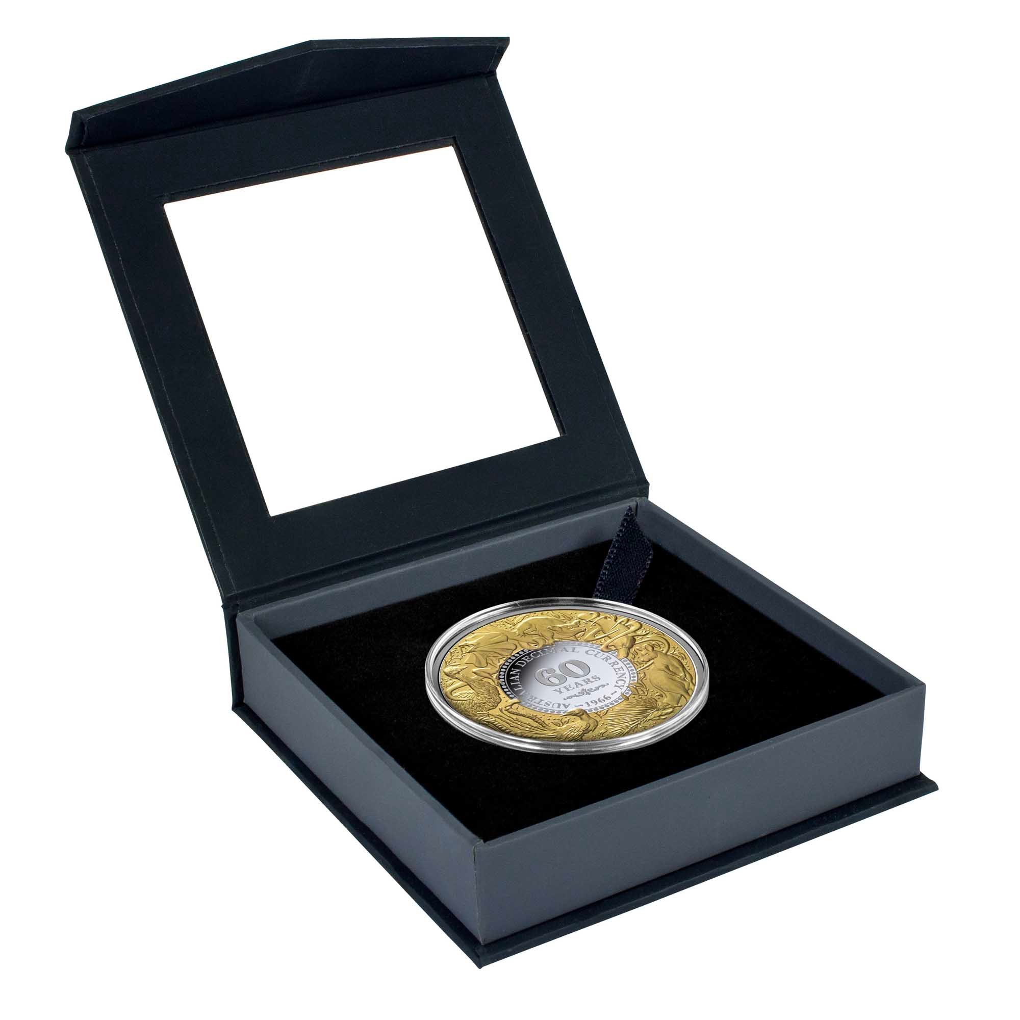 4 26Z40AAA 60 Years Decimal Currency 2026 1oz Silver Proof Coin InCaseOpen