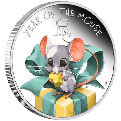 01 baby mouse 2019 1 2oz silver proof OnEdge