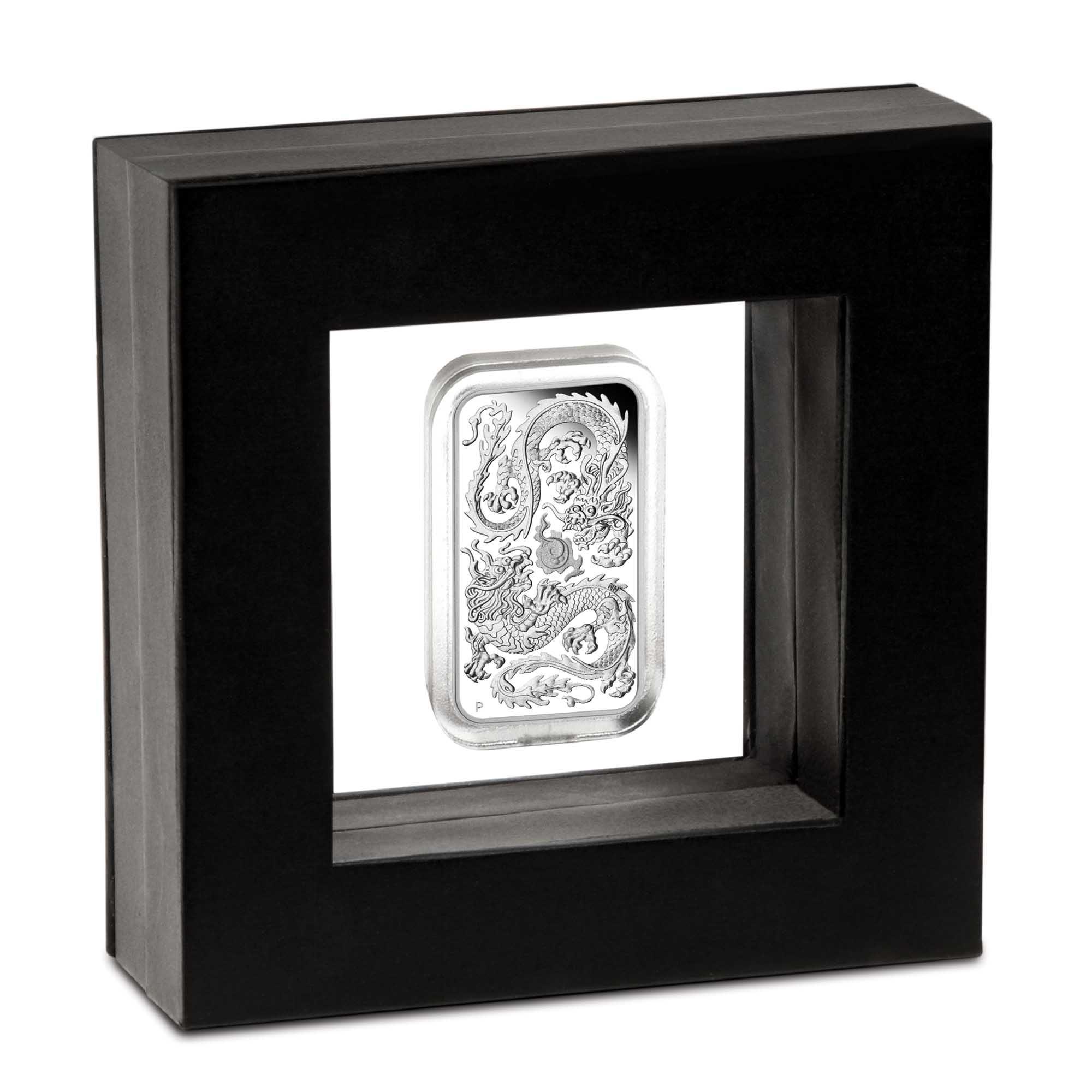 04 dragon 2020 1oz silver proof rectangular coin InCase