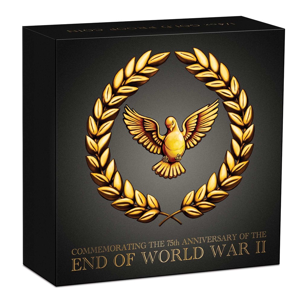 05 end of wwii 75th anniversary 2020 1 4oz gold proof InShipper