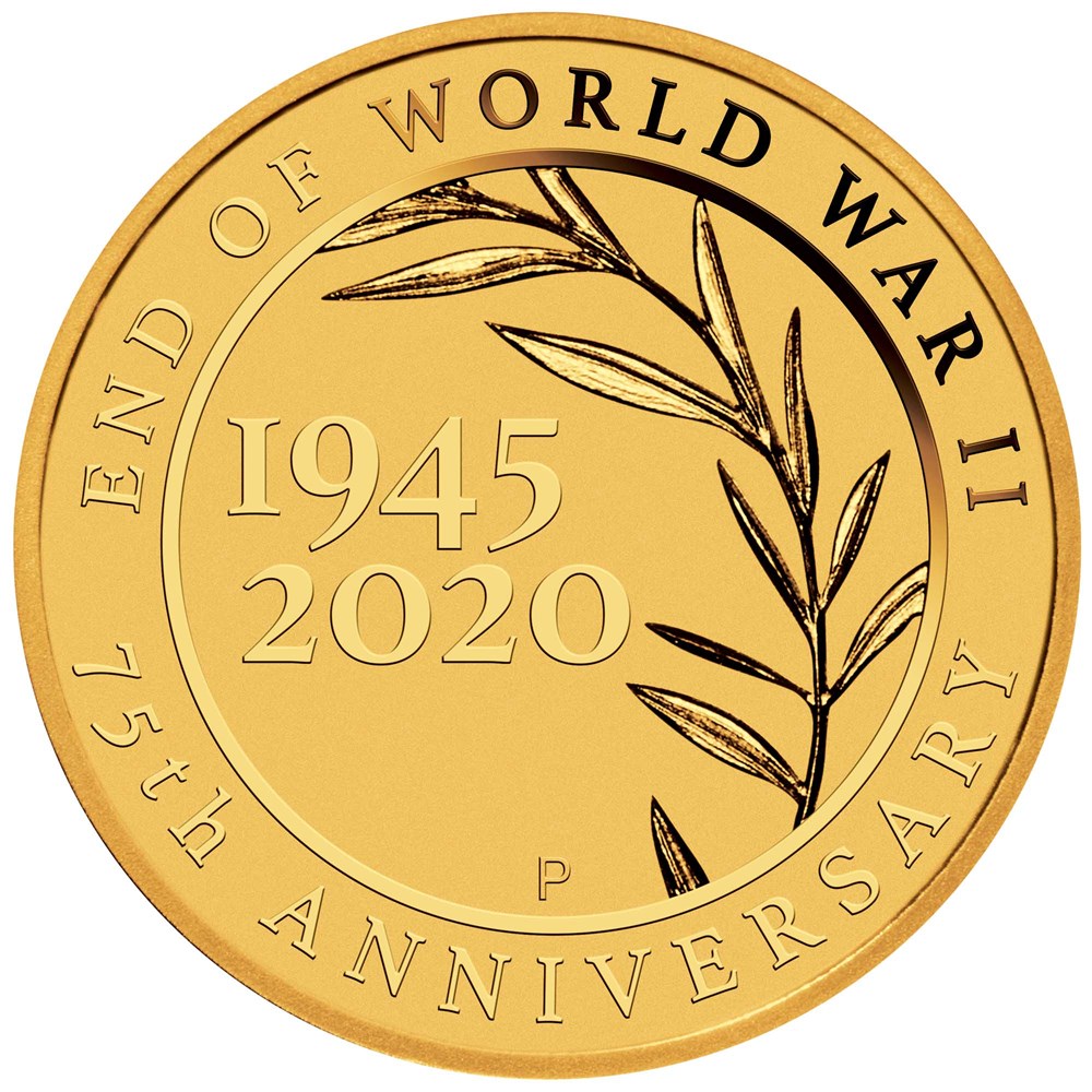 02 end of wwii 75th anniversary 2020 1 5g gold StraightOn