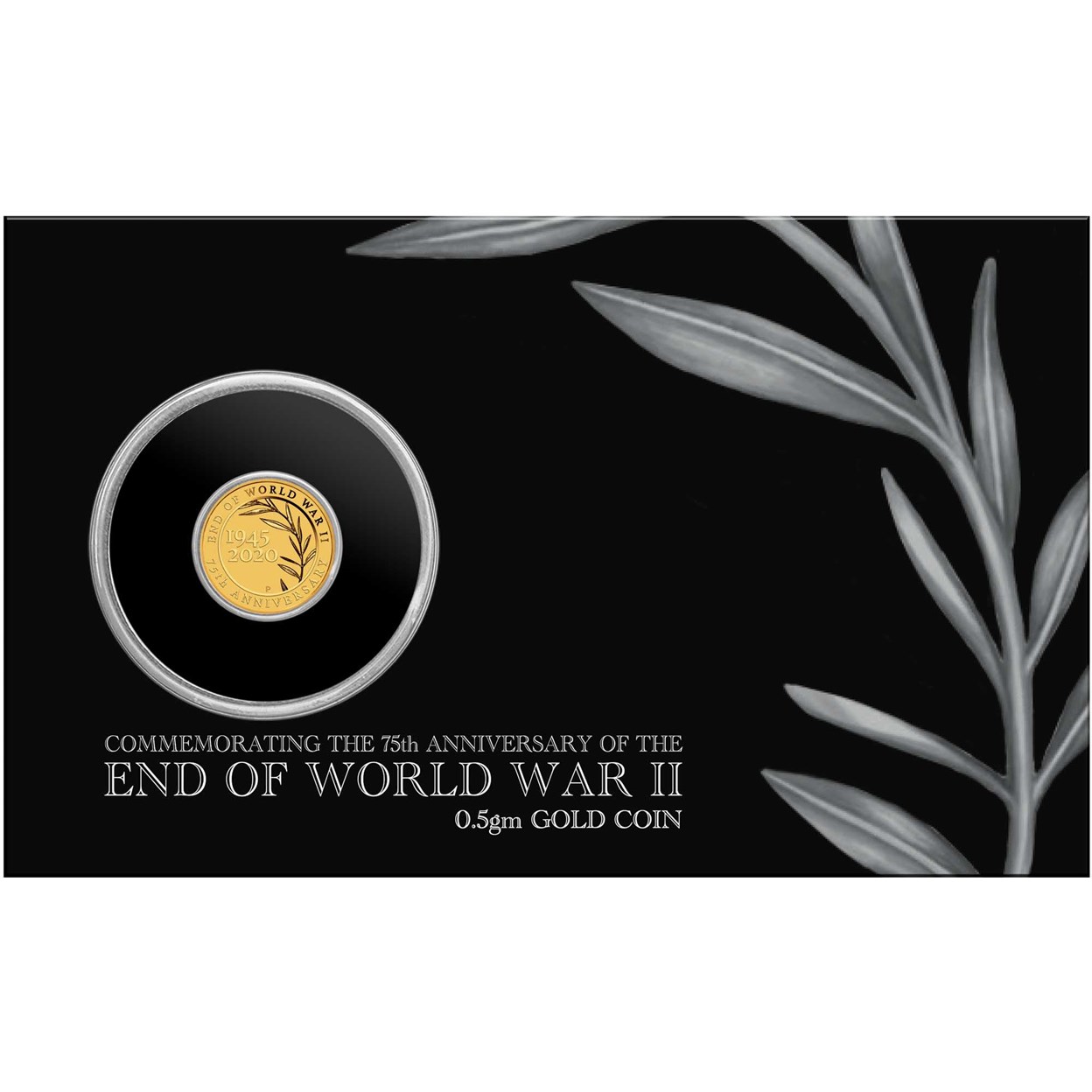 04 end of wwii 75th anniversary 2020 1 5g gold InCard