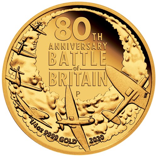 02 80th anniversary of the battle of britain 2020 1 4oz gold proof StraightOn