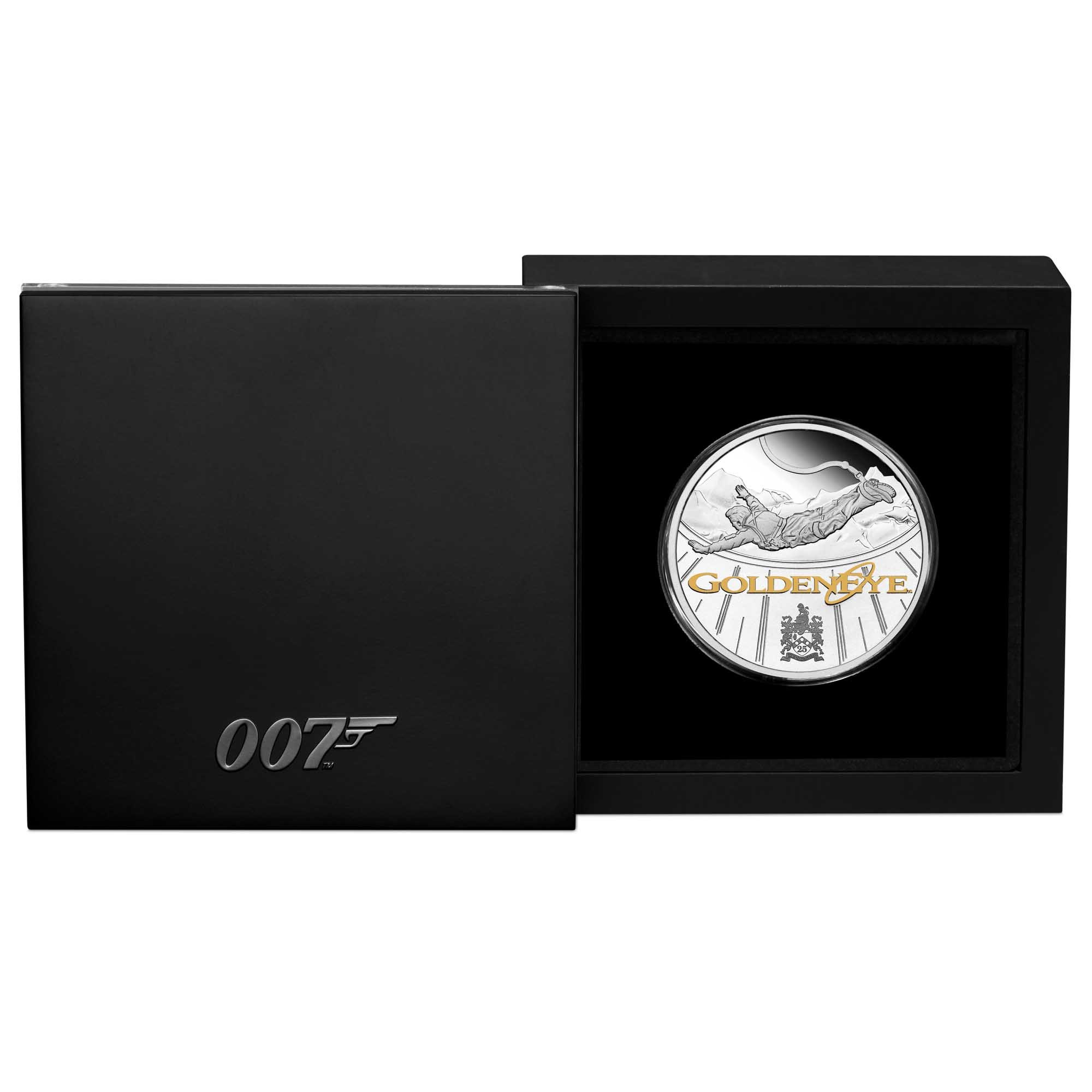 03 james bond goldeneye 25th anniversary 2020 1oz silver proof InCase