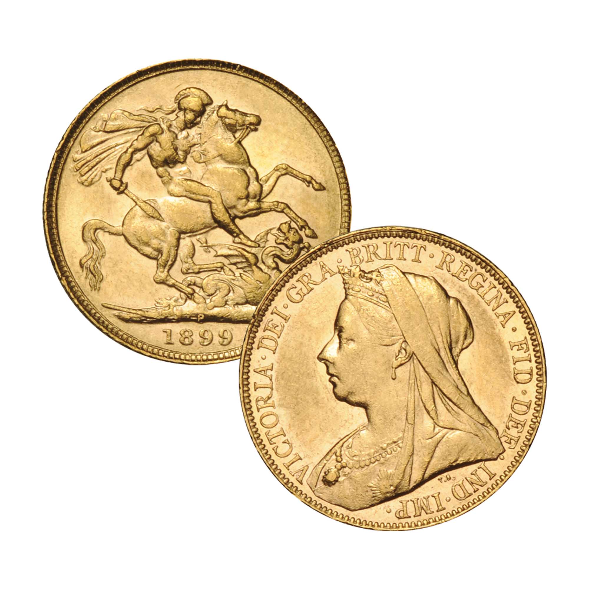 1899 Queen Victoria Veil Head MS62