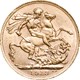 04 1913 gold sovereign mintmark trio Reverse
