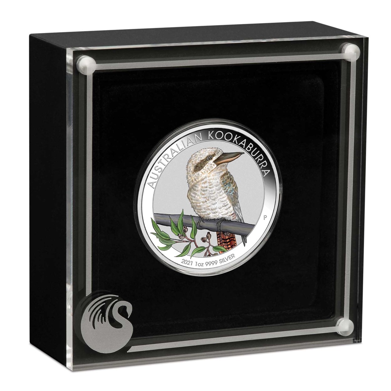 03 2021 Kookaburra 1oz Silver Bullion Coloured Coin InCase HighRes