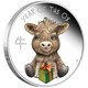 01 2021 BabyOx 1 2oz Silver Proof Coloured OnEdge HighRes