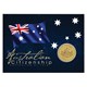 03 australian citizenship 2021 $1 coin in card InCard