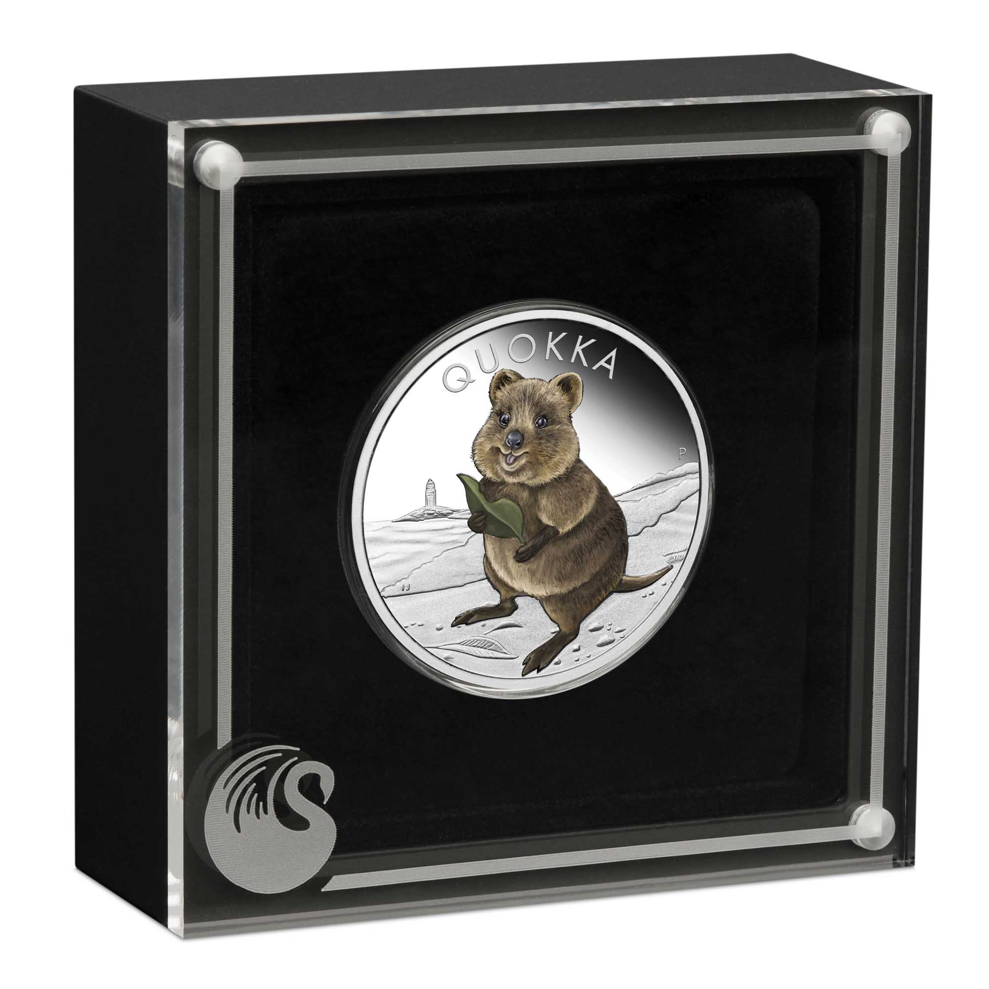 03 Quokka 2021 1oz Silver Proof Coloured Coin InCase HighRes