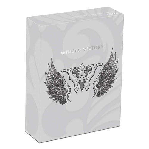 05 winged victory 2021 1oz silver proof high relief InShipper