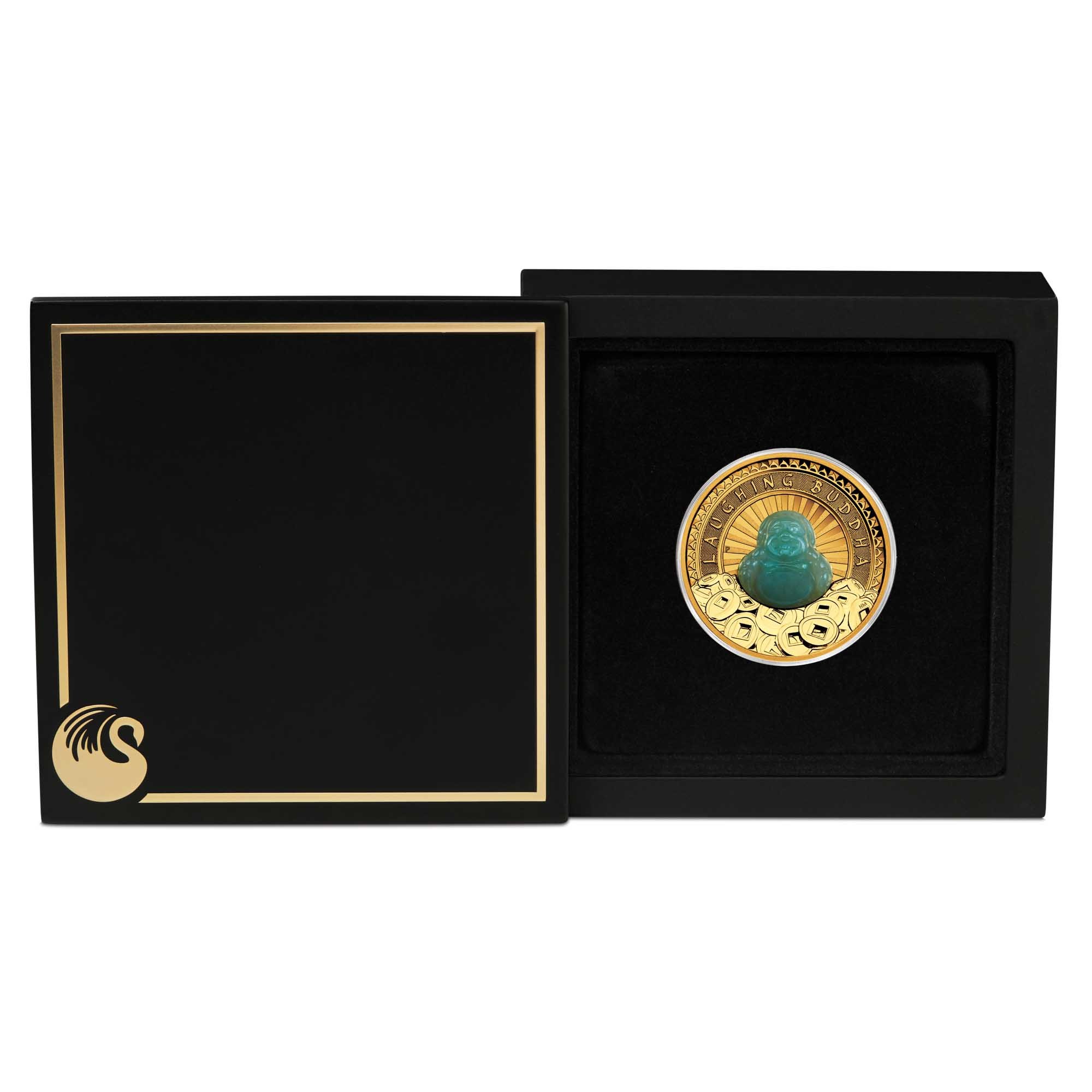 04 laughing buddha 2021 1oz gold proof InCase