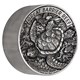 01 2021  Great Barrier Reef 2 Kilo Silver Antiqued High Relief Coin OnEdge HighRes