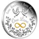 01 one love 2021 1oz silver proof OnEdge