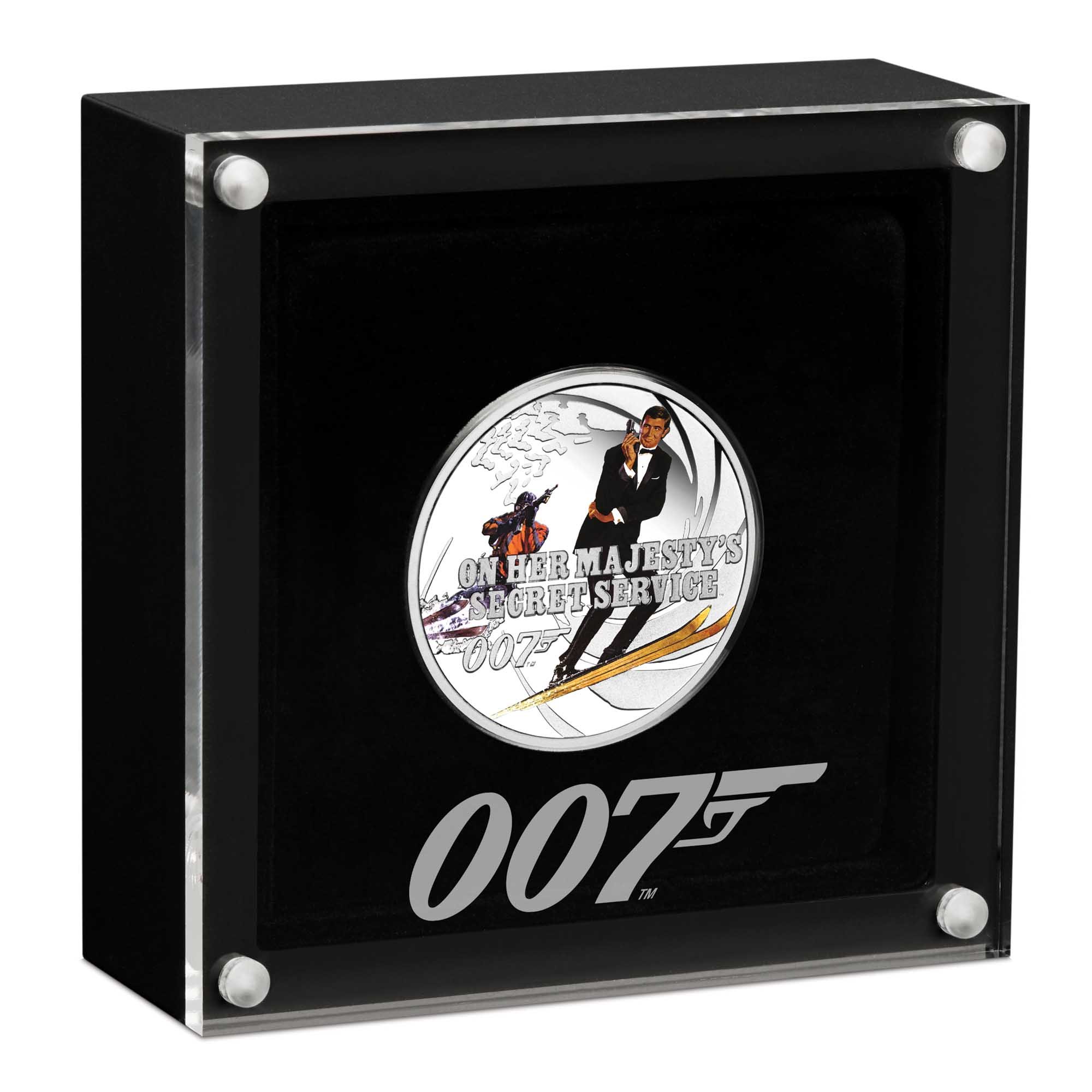 04 james bond on her majestys secret service 2021 1 2oz silver proof coloured InCase