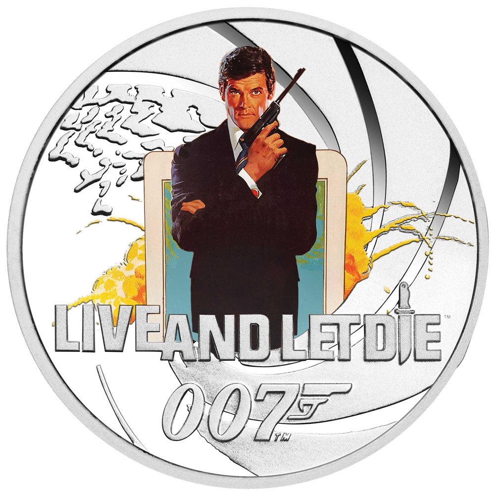 02 james bond live and let die 2021 1 2oz silver proof coloured StraightOn