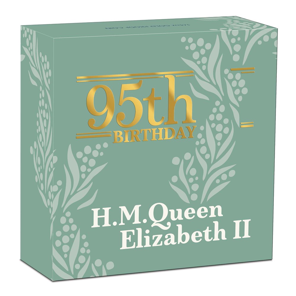 08 Queen Elizabeth 95th Birthday 2021 1 4oz Gold Proof Coin InShipper HighRes