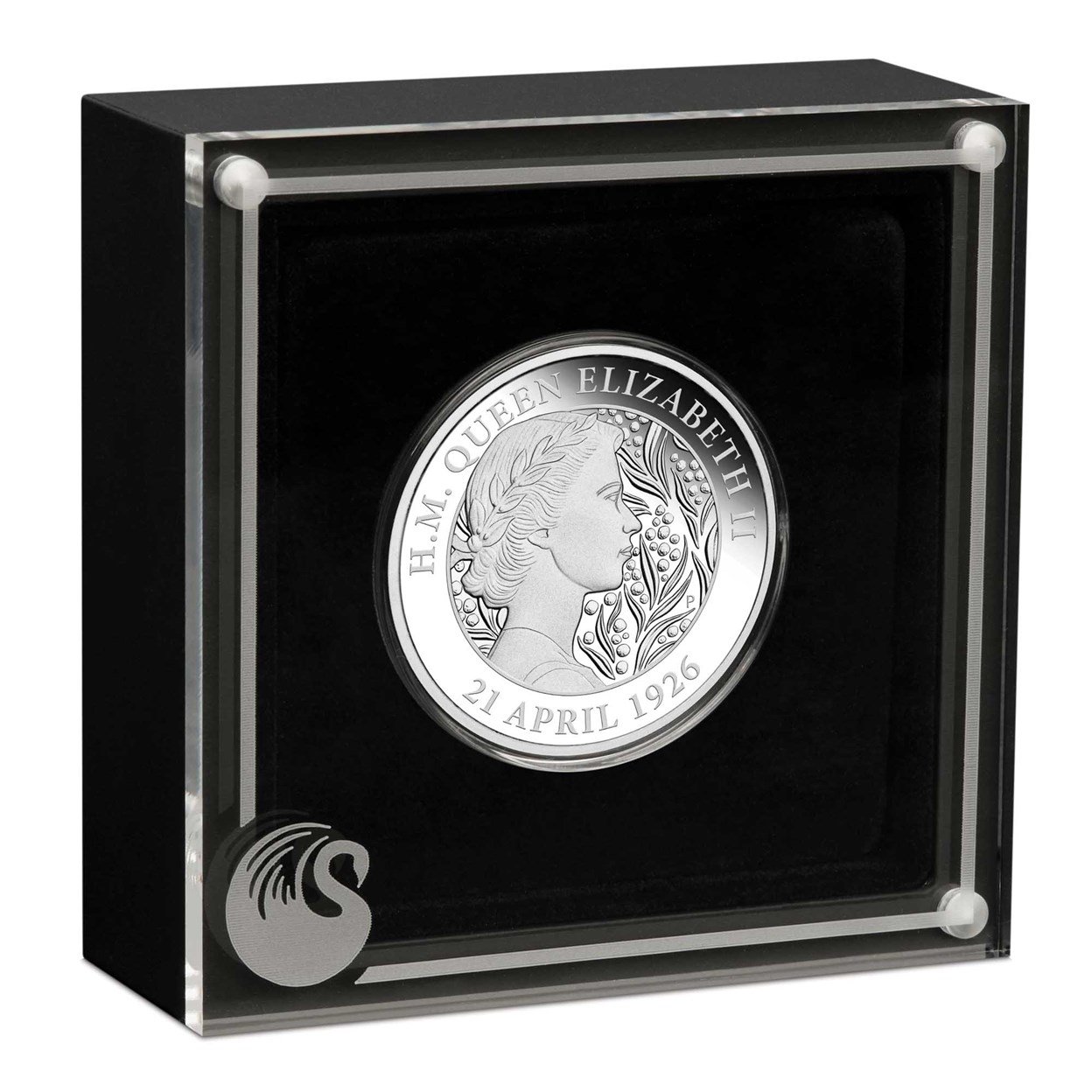 12 Queen Elizabeth 95th Birthday 2021 1oz Silver Proof Coin InCase HighRes