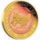 02 2021 35th Ann AusNugget 1oz Gold Proof Gilded Coin OnEdge HighRes