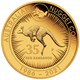 02 35th anniversary of the australian kangaroo nugget 2021 5oz gold proof StraightOn