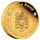 01 2021 James Bond Diamonds Are Forever 50thAnniversary 2oz Gold Proof Coin OnEdge HighRes