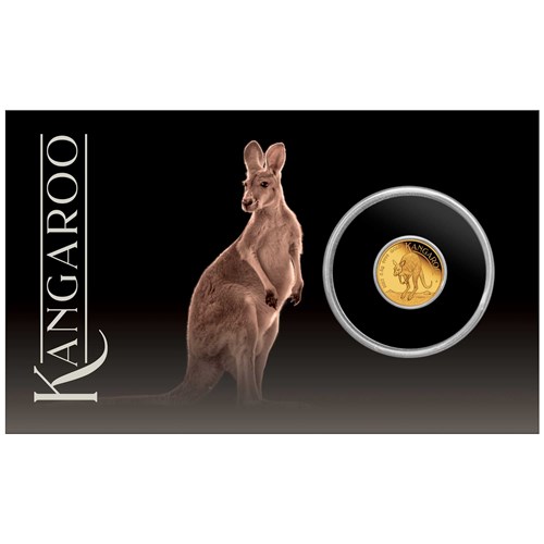 04 2022 Mini Roo 0.5g Gold Proof Coin InCard HighRes