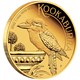 01 2022 Australian Kookaburra 1 4oz Gold Proof Coin OnEdge HighRes