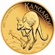 07 2022 Australian Kangaroo 1 4oz Gold Proof Coin StraightOn HighRes