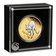 04 2022 Australian Kangaroo 2oz Silver Reverse Gilded Coin InCase HighRes