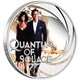 01 2022 James Bond QuantumOfSolace 1.2oz Silver Proof Coloured Coin OnEdge HighRes