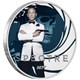 11 2022 James Bond Spectre 1.2oz Silver Proof Coloured Coin OnEdge HighRes