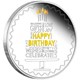 01 2022 HappyBirthday 1oz Silver Proof Coloured Coin OnEdge HighRes