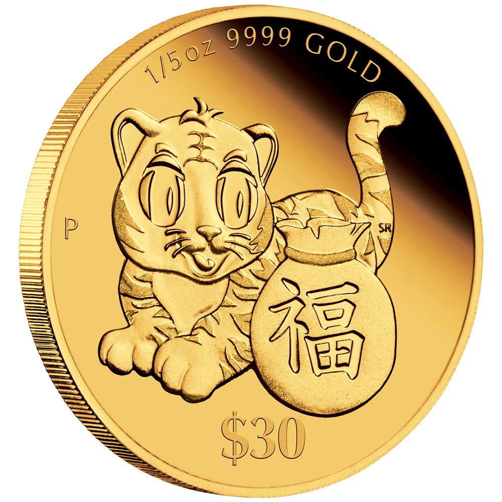 01 Fu 2022 Yearofthetiger 1 5oz Gold Coin OnEdge HighRes