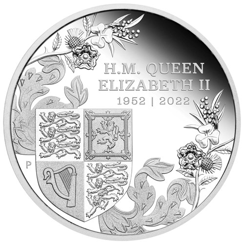 02 Queens Platinum Jubilee 2022 1oz Silver Proof Coin StraightOn HighRes