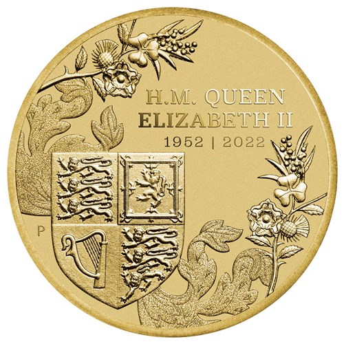 02 Queens Platinum Jubilee 2022 Base Metal Coin StraightOn HighRes