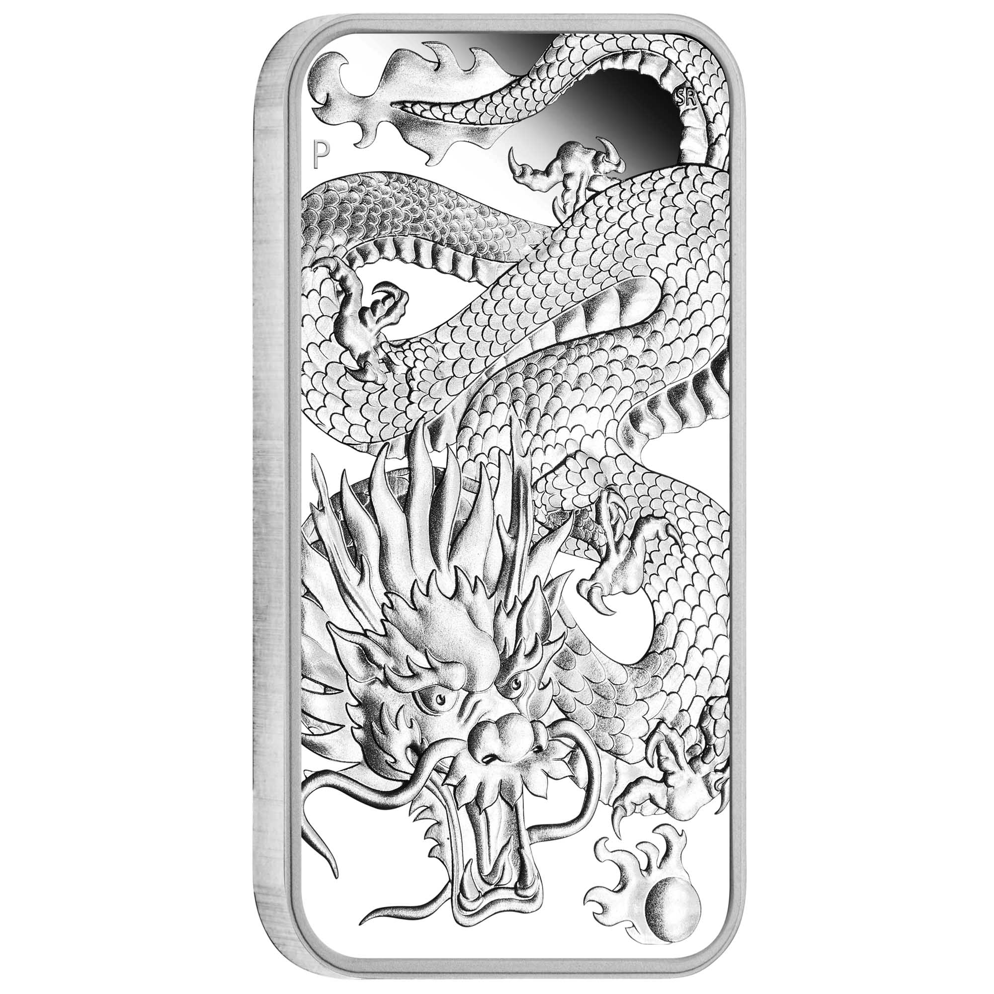 Dragon 2022 1oz Silver Proof Rectangular Coin