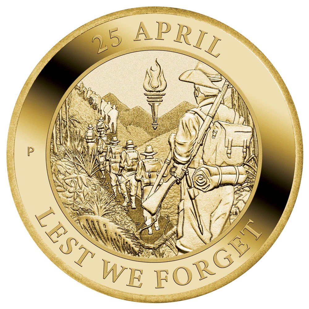 02 ANZAC Day 2022 Base Metal Coin StraightOn HighRes